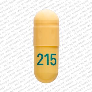 215 Pill Yellow Capsule/Oblong 19mm - Pill Identifier