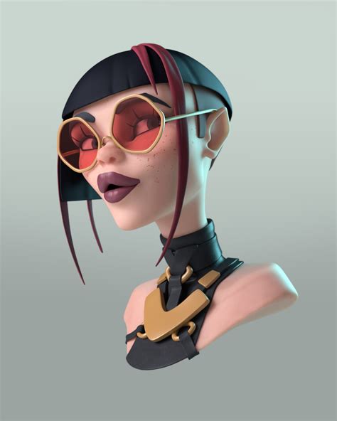 ArtStation - Stylized head, Jonas Vandeputte | Character design ...