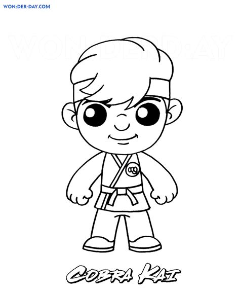 Cobra Kai Printable Coloring Pages