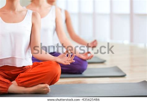 Barefoot Women Practicing Yoga Stock Photo (Edit Now) 435625486