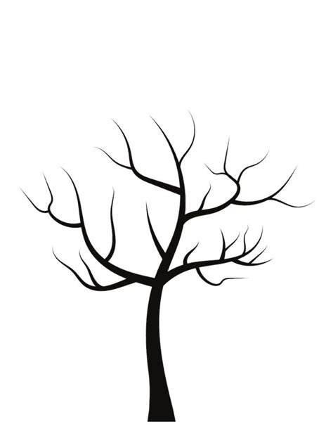 Printable Tree Branch Stencil