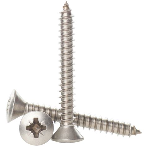 Stainless Steel Pozi Raised Countersunk Self Tapping Screws | Bolt Base