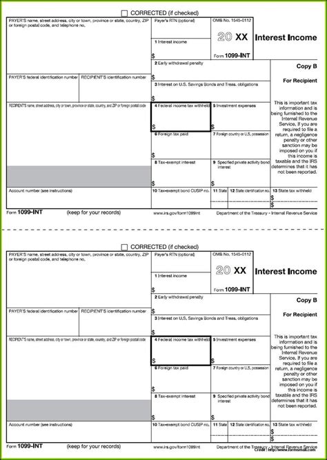 Blank 1099 Form 2023 Printable Free