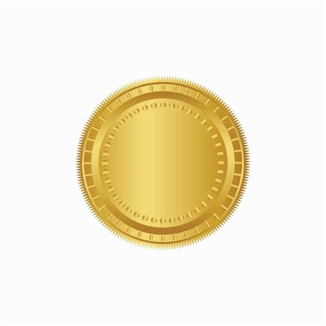 Round golden badge isolated on a Black background, seal stamp gold ...