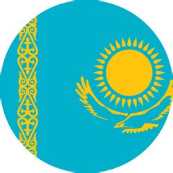 Kazakhstan flag vector - Country flags