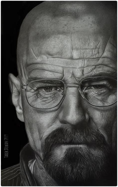 Heisenberg Drawing by Tarek Diwan