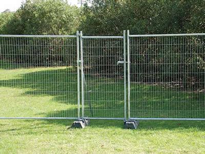 Temporary Fence Gate for Pedestrian and Vehicles