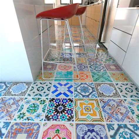 Spanish Tiles Flooring Floor Tiles Floor Vinyl Tile Stickers Tile ...