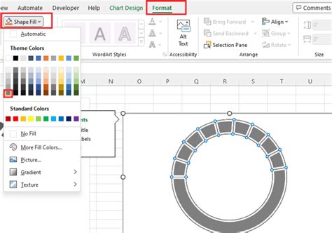 Create speedometer graph chart