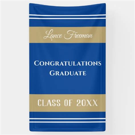 Congrats graduate vertical banner | Zazzle.com