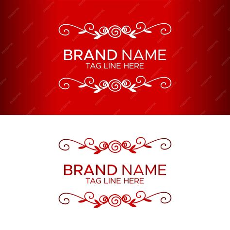 Premium Vector | Border logo design template