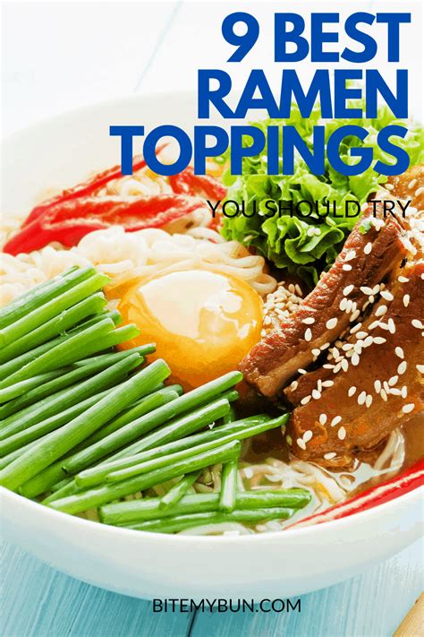 9 of the best ramen toppings to order or use when making ramen at home