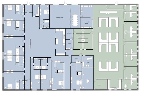 Free Editable Hospital Floor Plan Examples & Templates | EdrawMax