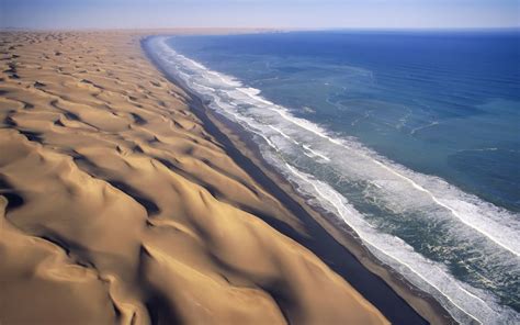 landscape, Dune, Beach, Namibia Wallpapers HD / Desktop and Mobile ...