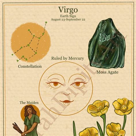 Zodiac Astrology Vintage Style Poster - Etsy