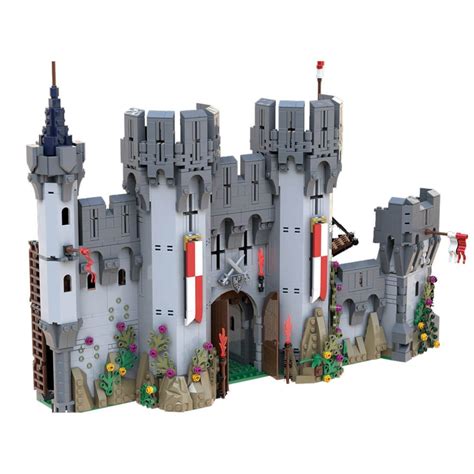 MOC-138840 Falcons Barbican Gatehouse Medieval Castle|Letbricks