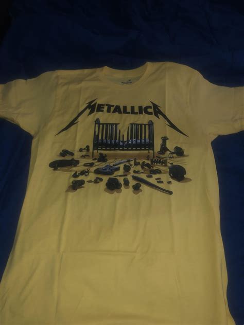 Got my merch ready for the big show : r/Metallica