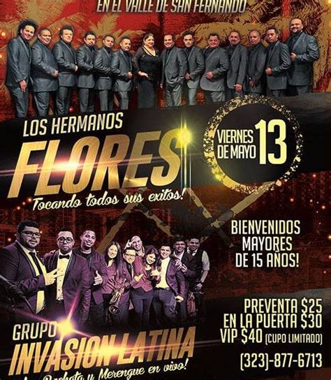 LOS HERMANOS FLORES | Tickeri - concert tickets, latin tickets, latino ...