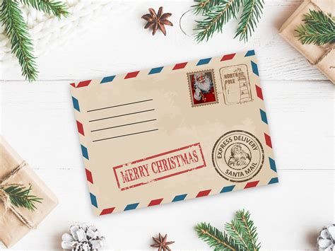 Envelope for Letter Santa Claus - Etsy