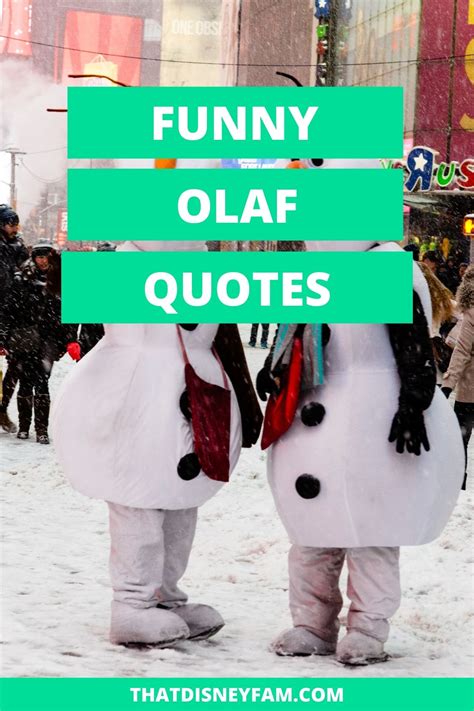 36 Olaf Quotes That Are Sure To Make You Laugh - That Disney Fam