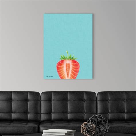 Blue Strawberry Wall Art, Canvas Prints, Framed Prints, Wall Peels ...