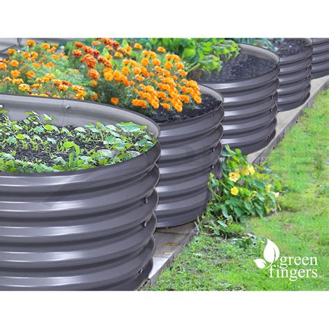 Greenfingers Garden Bed Kit Galvanised Steel Raised Garden Beds Kit ...