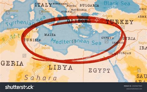 World Map Mediterranean Sea Located - Cristy Claudetta