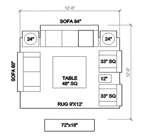 Living Room Dimensions | Home Designing