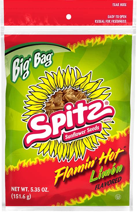 SPITZ® Flamin' Hot Limon Flavored Sunflower Seeds | FritoLay