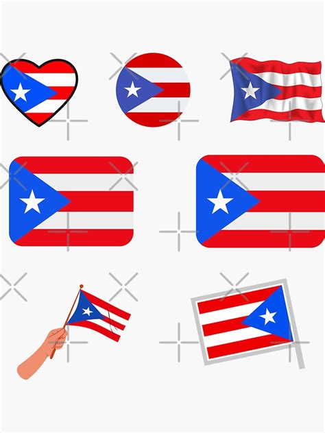 "Puerto Rico Flag Emoji" Sticker for Sale by Schka | Redbubble