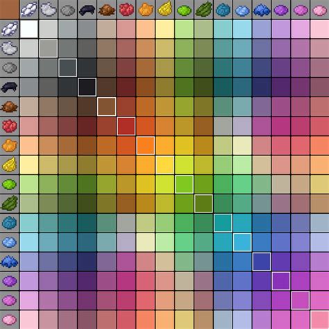 Item colors – Minecraft Wiki