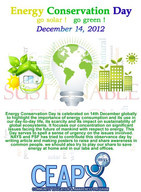 Energy Conservation Posters With Slogans - Reliant Energy