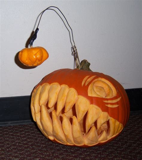 Angler Fish Pumpkin by doganie on DeviantArt