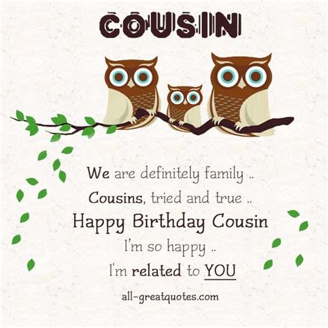 Happy Birthday Cousin Quotes, Wishes and Images