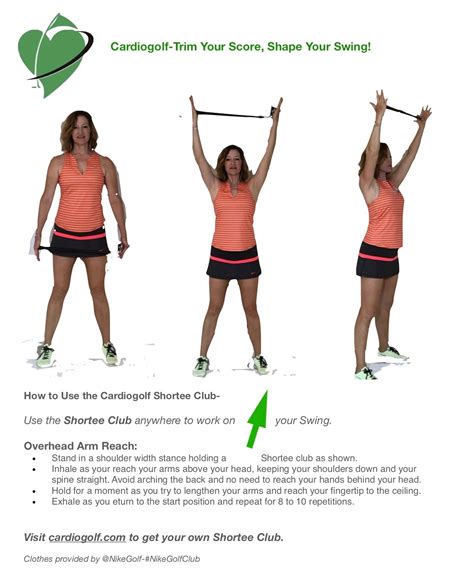 50 Cardiogolf Drills and Exercises with the Shortee Club-Overhead Arm ...