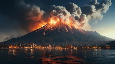 Download Ai Generated, Volcano, Naples. Royalty-Free Stock Illustration ...