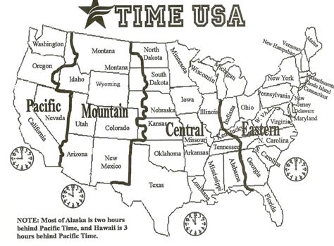 Us Map Time Zones Printable Classroom Usatimezones Base 5 Refrence ...