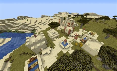 Three Villages and a ravine seed for Minecraft 1.17.1/1.16.5/1.15.2/1.14.4