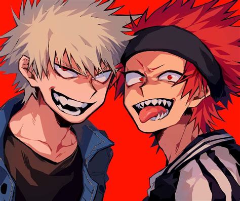 Bakugo And Kirishima Art Anime Amino