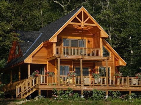 Awesome Lake Cabin Floor Plans With Loft Pictures - House Plans | 15862