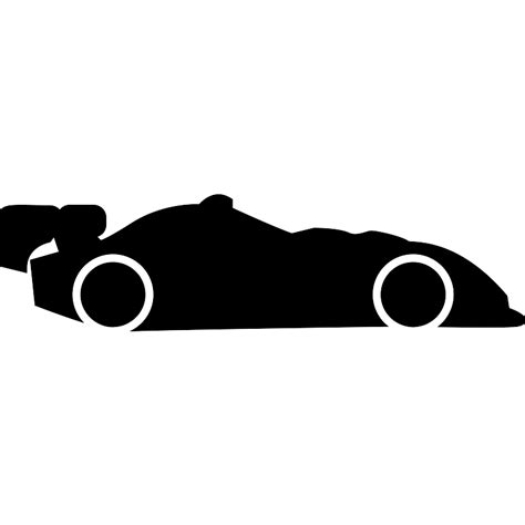 Side View Race Car Silhouette - Fuegoder Revolucion