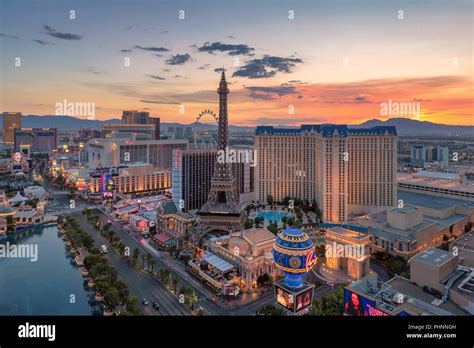 Las Vegas Strip Aerial High Resolution Stock Photography and Images - Alamy