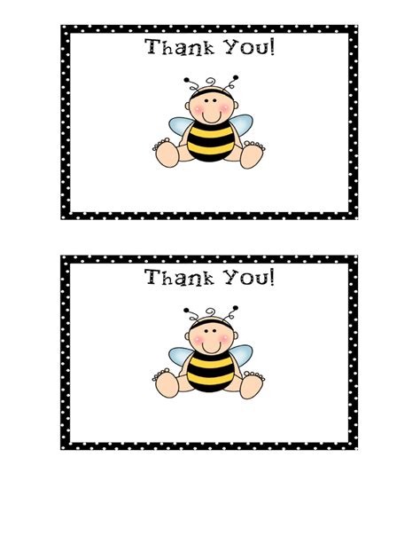 Printable Thank You Card Template Word - Printable Templates