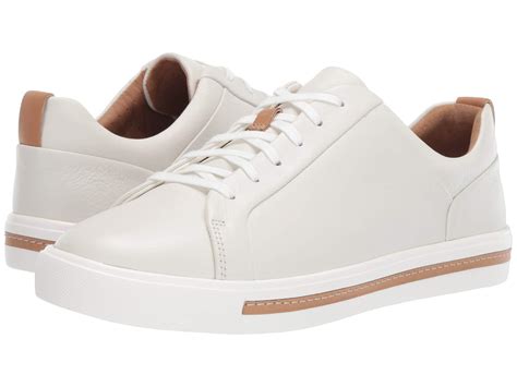 Clarks Leather Clarks Un Maui Lace Sneaker in White Leather (White) - Lyst