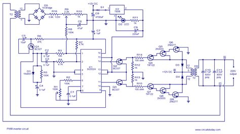 inverter circuit diagram using sg3524 - Wiring Diagram and Schematics