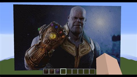 Thanos Pixel Art Minecraft - Alsproibida