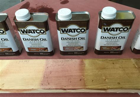 Watco Danish Oil Colors - Asking List