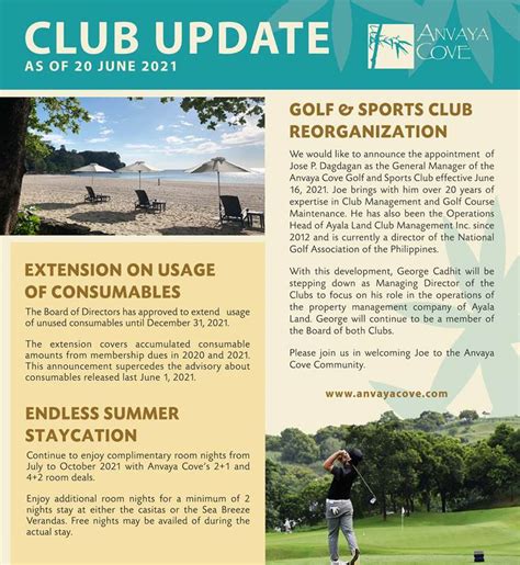 Anvaya Cove Club Update (June 2021) – Anvaya Cove – Beach and Nature Club