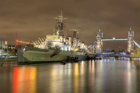 HMS Belfast & Tower Bridge - Chris Ceaser Photography