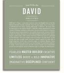 David | Name Art Print – Name Stories